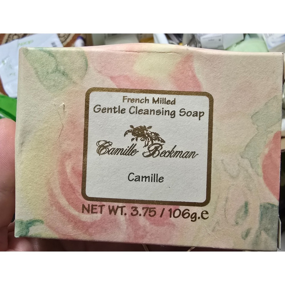 NEW Camille Beckman French Milled Gentle Cleansing Soap "Camille" 3.75 oz Rare